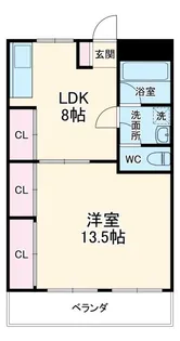 ヨイマンション【6階】の間取り