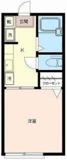 ドミール前原C棟【2階】の間取り