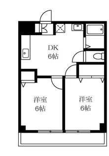 石垣ビル【3階】の間取り