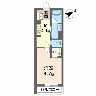 クオリスタ岡崎【2階】の間取り