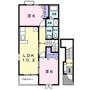 インフィニティ【2階】の間取り
