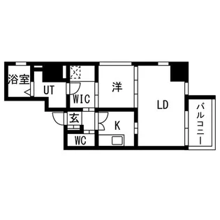 トラストマン堀江【3階】の間取り
