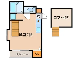 シャルマン姪浜【2階】の間取り