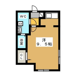 グランディール覚王山【2階】の間取り