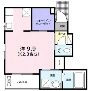 アルテグラン調布【1階】の間取り
