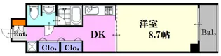 新白島東亜ビル【14階】の間取り