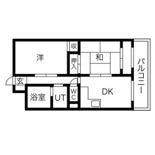 ドルチェヴィータ姫路【5階】の間取り