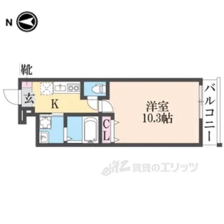 フジパレス萱島桜園町【2階】の間取り