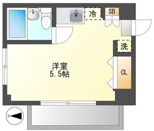 コーポフセ【1階】の間取り