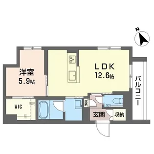 リラフォートナカマチ【2階】の間取り