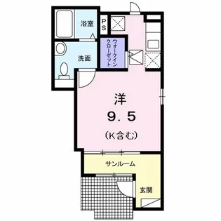 ユアーズ ヒル 7【1階】の間取り