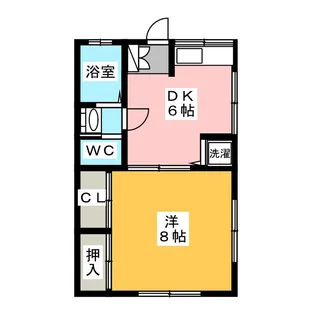 第2愛隣荘【1階】の間取り