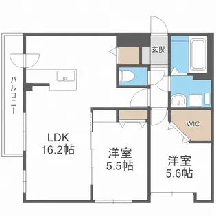 セカンドアヴェニュー【4階】の間取り