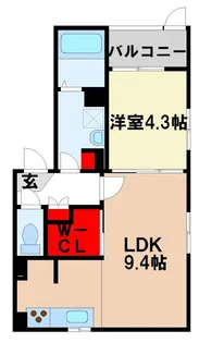 CB小郡リネア【3階】の間取り