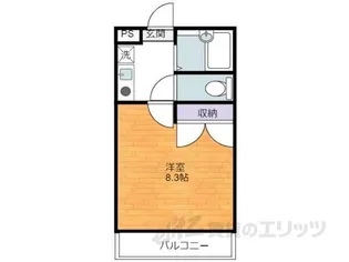 アバンス【1階】の間取り