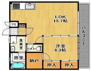 コーポトミーII【2階】の間取り