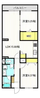 志木ニュータウン中央の森3番街4号棟【6階】の間取り