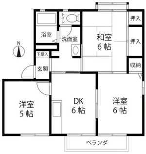 イーグルハウス【2階】の間取り