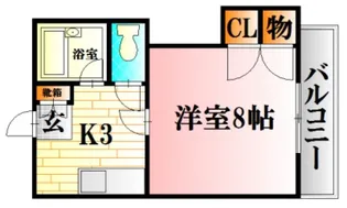 Yビル弐番館【3階】の間取り