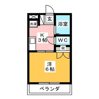 ソレイユ21【3階】の間取り