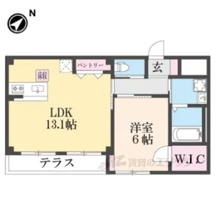 フロンティア【1階】の間取り