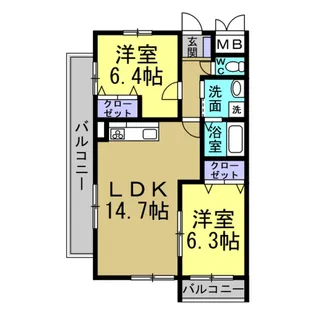 Casaverde【1階】の間取り