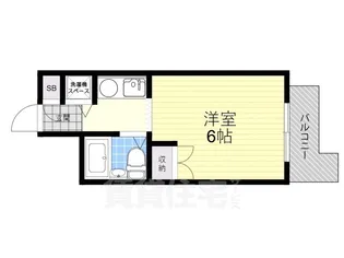 ジョイフル寝屋川【3階】の間取り