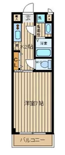 ペンテフラット【3階】の間取り