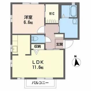 シャーメゾン・プラチナ A棟【2階】の間取り