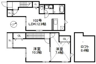 ベルカーサ花畑の間取り