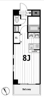 ペリエ市川I【3階】の間取り