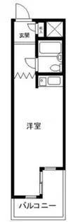 ジョイフル早稲田【3階】の間取り
