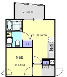 Musica Base 235【1階】の間取り