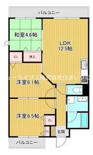 ガーデンハウスハナミズキ【3階】の間取り