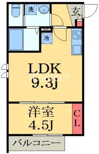 GRADUS祐光【2階】の間取り