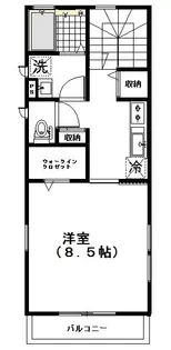 アズールII【2階】の間取り