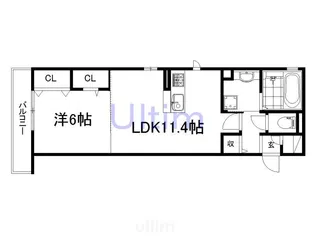 ロータス【3階】の間取り