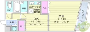 上杉NSビル【8階】の間取り