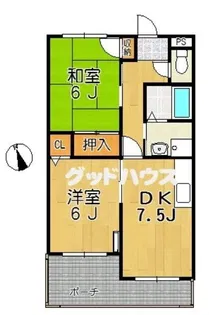 ロッコハイム【2階】の間取り