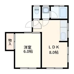 飯田ビル【2階】の間取り