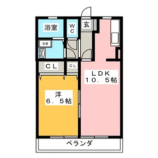 ベルファイン【2階】の間取り