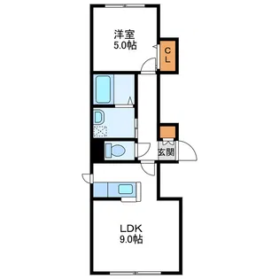 GLASS N21 グラスN21【3階】の間取り