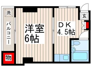 ハイム大熊【3階】の間取り