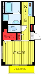 コンフォール【4階】の間取り