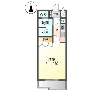 ビューティーパレス【2階】の間取り
