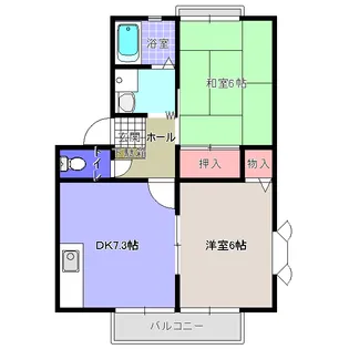 サンガーデン光峰C【2階】の間取り