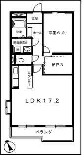 タプトシティ名取【3階】の間取り