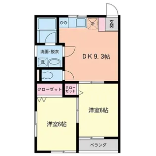 サンクチュエール【2階】の間取り