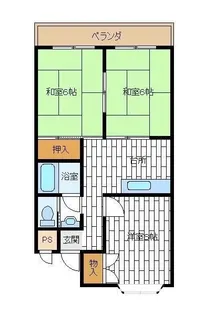リーベンハイム1【2階】の間取り