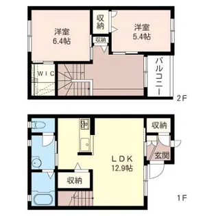estella garden I【1階】の間取り